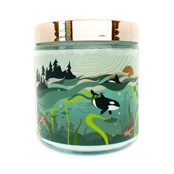 Re-Mineralizing Sea Salt Soak: Japanese Peppermint & Eucalyptus - Image 2