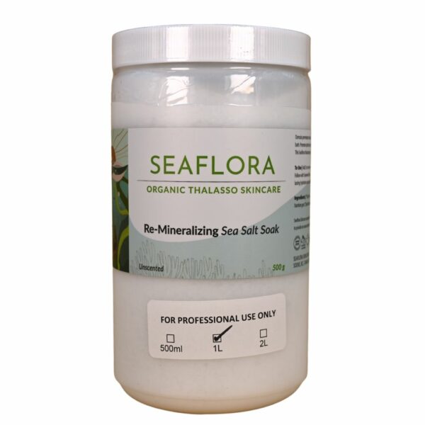 Unscented Re-Mineralizng Sea Salt Soak (1L )