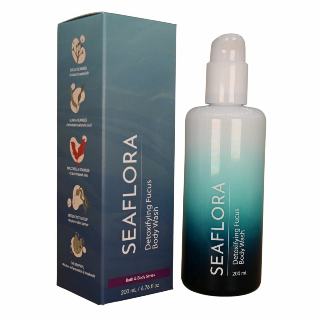 Organic seaweed body and scalp wash for PSORIASIS, ECZEMA AND SCALP DERMATITIS